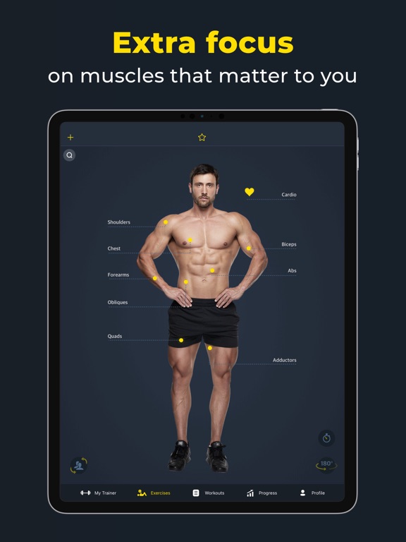 Screenshot #6 pour Workout Planner & Gym Tracker