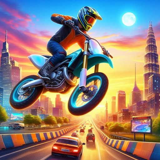 Motorbike Freestyle Stunt Race