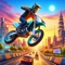 Motorbike Freestyle Stunt Race: A Real Physics Motorbike Trial Game