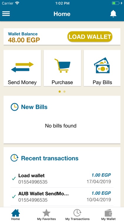 KFH Egypt Digital Wallet