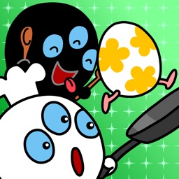 白黒オバケのゲーム絵本「にげるタマゴ」