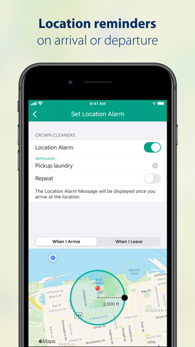 Where To? Search nearby places Screenshot