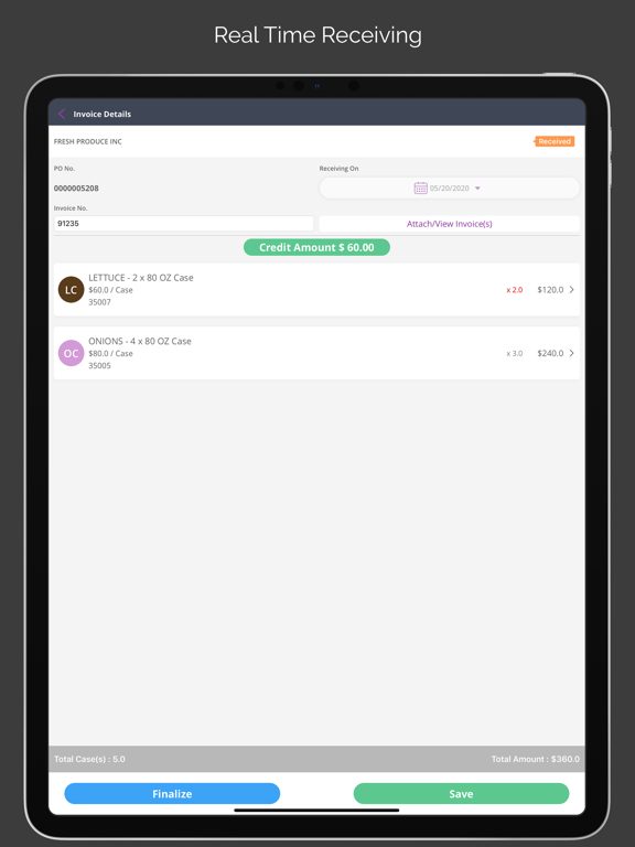 Zip Ordering iPad screenshot 5 - Business app