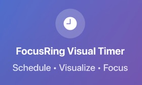 Snímky obrazovky (3) FocusRing Visual Timer