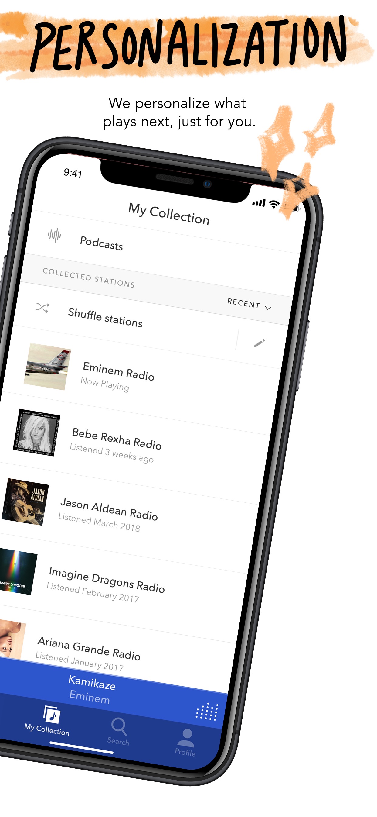 Pandora: Music & Podcasts 스크린샷 3