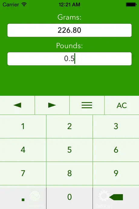 Pounds To Grams