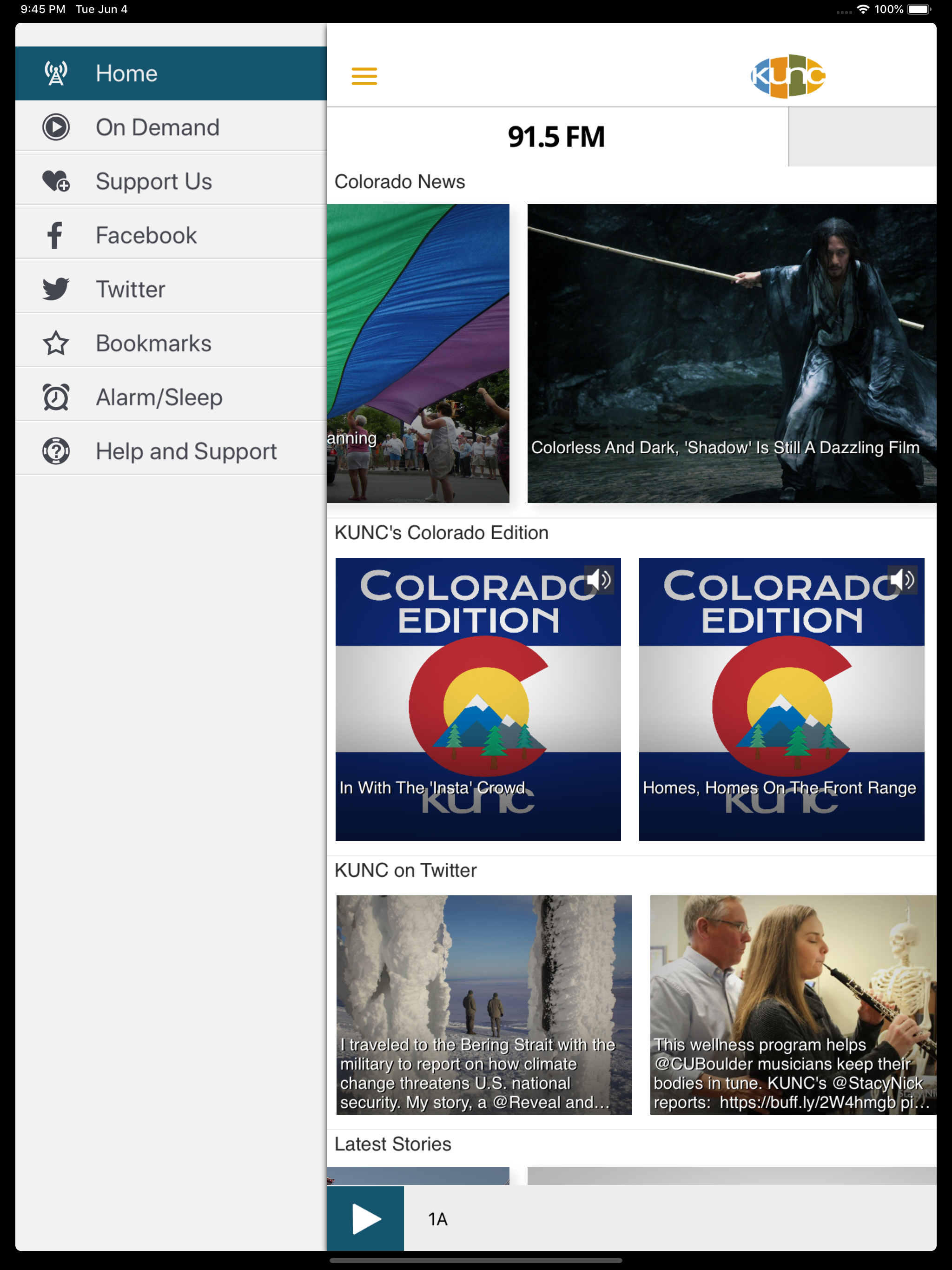KUNC Public Radio App screenshot 8