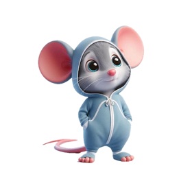 Onesie Mouse Stickers