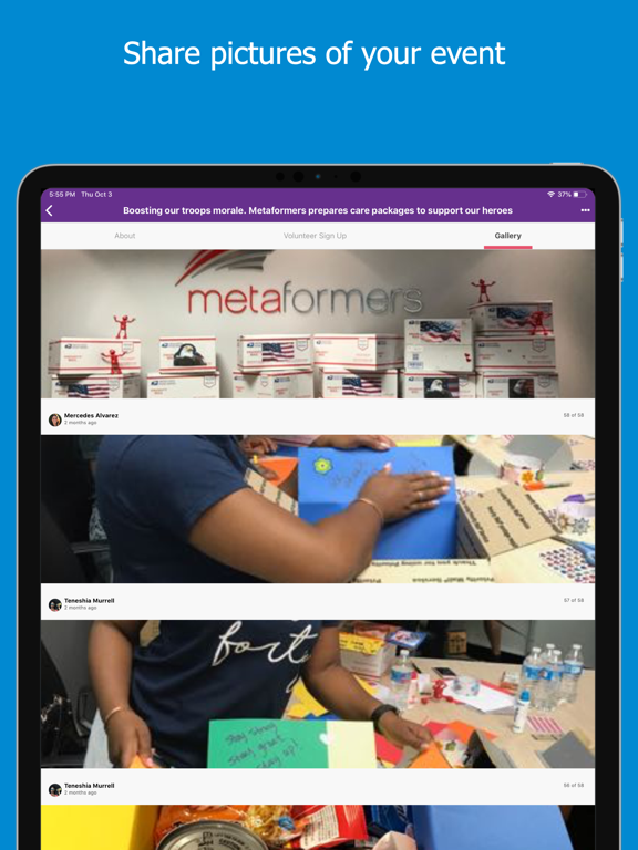 CivicRush Community iPad screenshot 5 - Lifestyle app