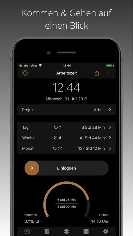 iboChron Arbeitszeiterfassung screenshot 1 of 9
