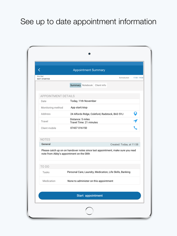 Nourish Empower iPad screenshot 2 - Medical app