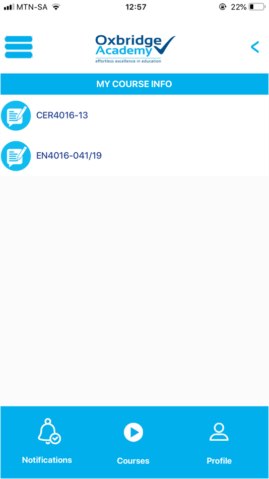 #3. Oxbridge Academy Mobile App (iOS) 由: ASD Solutions Pty Ltd