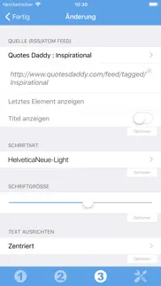 zitat-des-tages-widget iphone bildschirmfoto 4