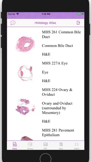 Histology Cell Tissue screenshot 1