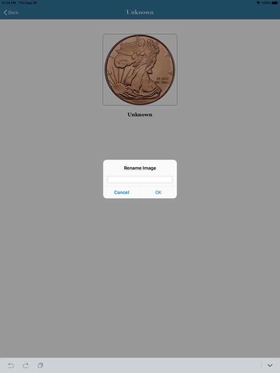 Mintage iPad screenshot