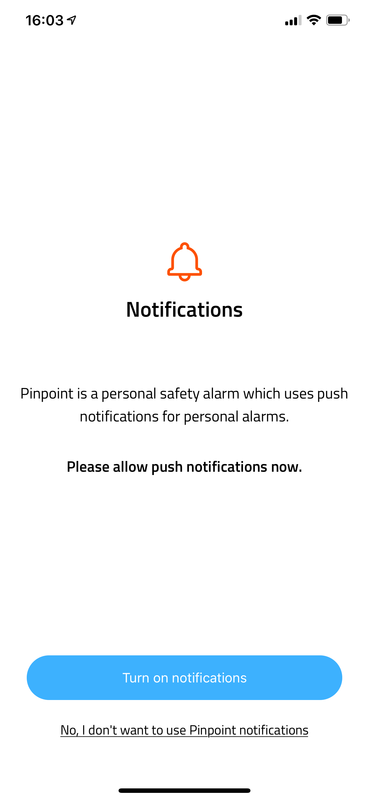 Pinpoint Mobile Alert