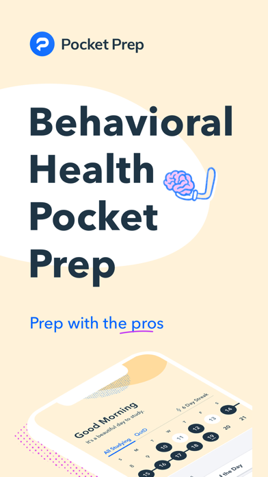 Behavioral Health Pocket Prep Screenshot