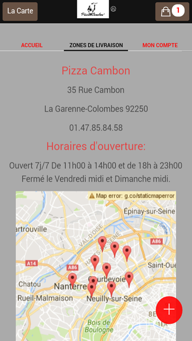 Pizza Cambon screenshot