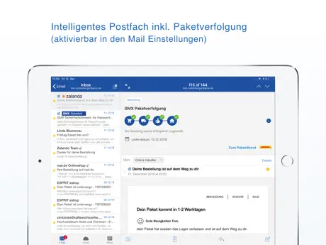 GMX - Mail, Cloud & News