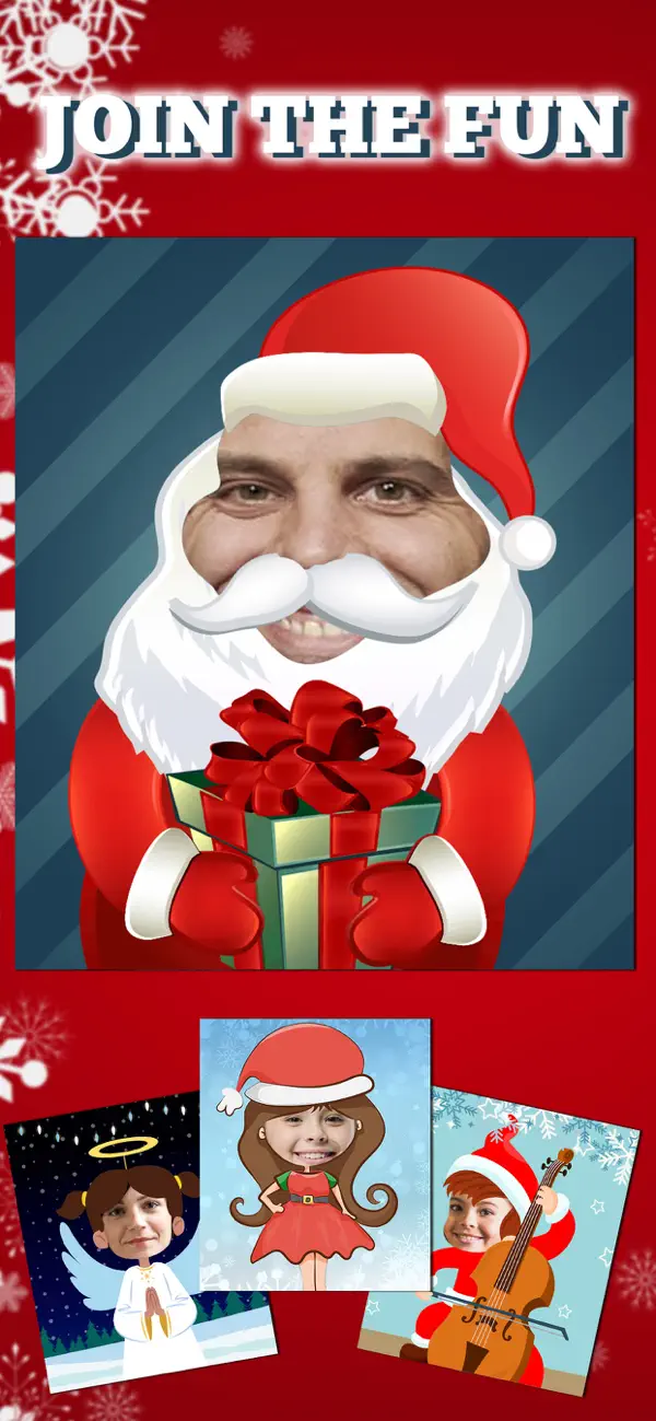 Screenshot #3 pour Joyeux Noël visage éditeur