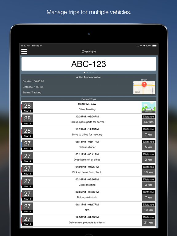 Screenshot #5 pour Travel Logs - Vehicle Logbook