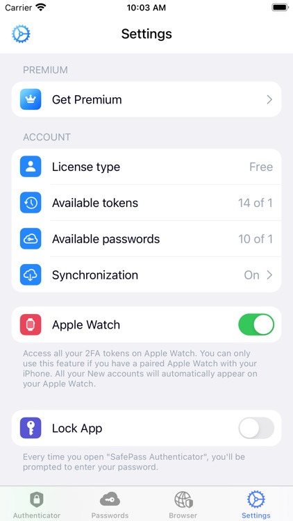 Authenticator App ¹ screenshot-5