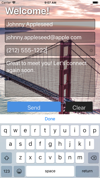 App screenshot