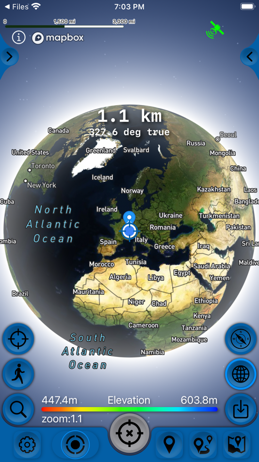 #1. 3D Offline Maps: GPS tracker (iOS) By: SERGEI BEZDENEZHNYKH