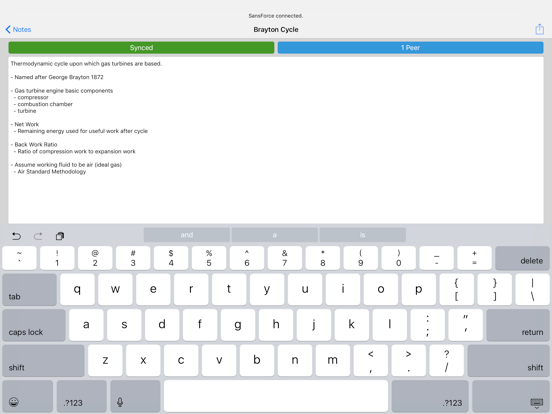 Mesh Notes – Nearby + Offline iPad screenshot