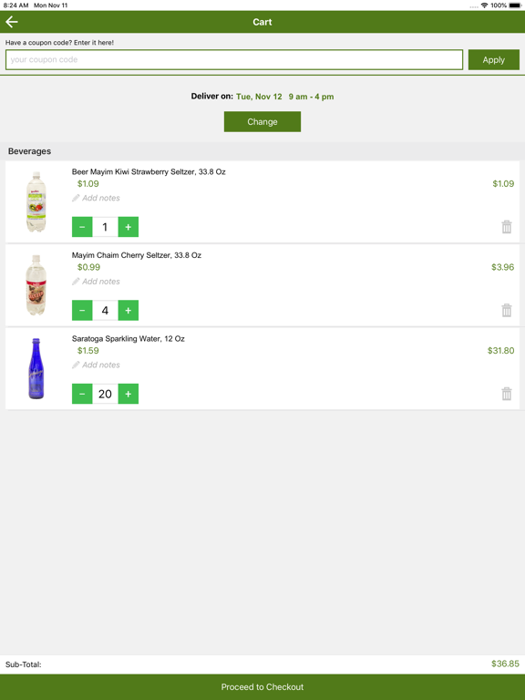 Landaus Supermarket KJ iPad screenshot 4 - Shopping app