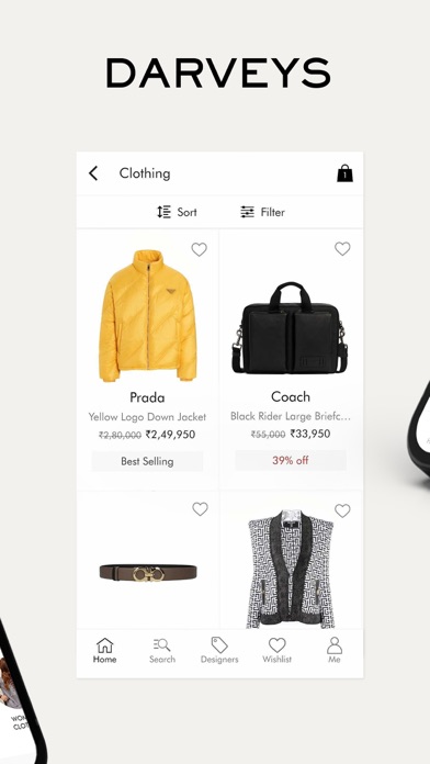 Darveys Luxury Shopping Screenshot