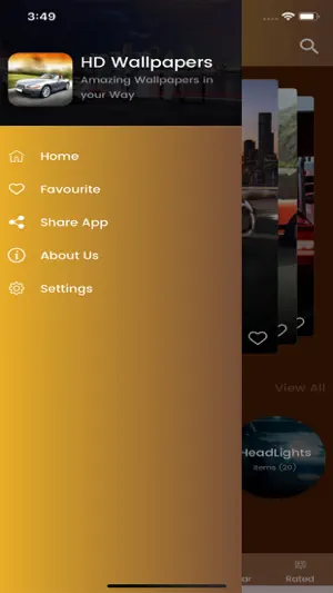 Cars Wallpaper HD and Images screenshot 1