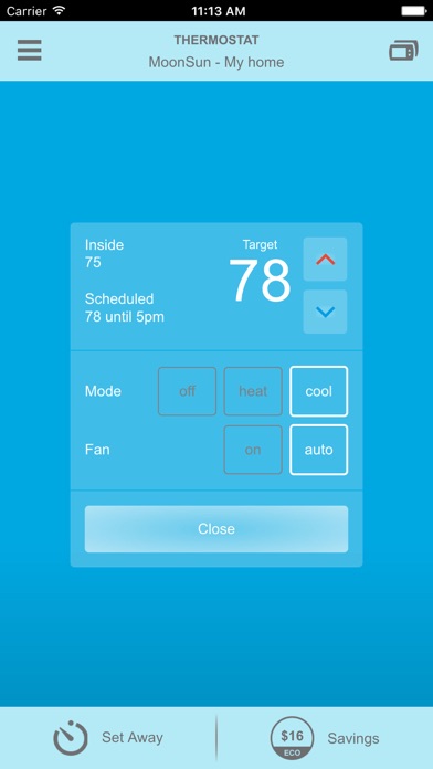 Simple Thermostat Screenshot