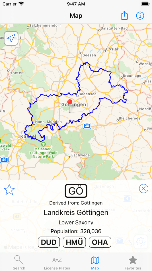 #3. License Plate Finder (iOS) 由: Volker Voecking Software Engineering