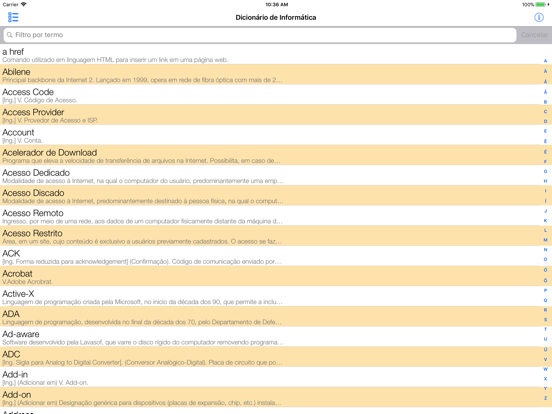 Screenshot #4 pour Dicionário de Informática