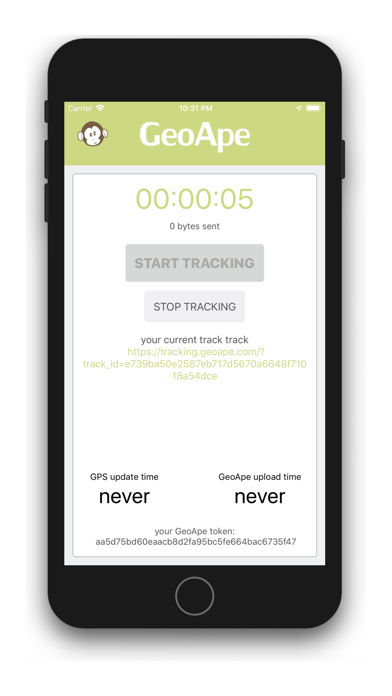 Screenshot #2 pour GeoApe Tracker