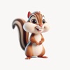 Happy Chipmunk Stickers App Icon