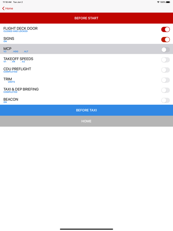 Screenshot #6 pour B777 Checklist