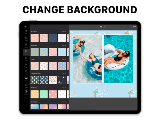 Collage maken iPad app afbeelding 3