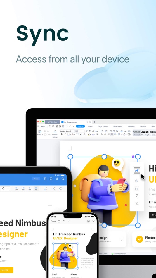 #7. WPS Office: PDF, Docs, Sheets (iOS) 게시자: KINGSOFT OFFICE SOFTWARE CORPORATION LIMITED