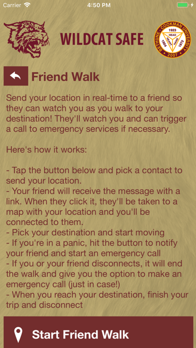 Wildcat Safe iPhone screenshot 4 - Education app