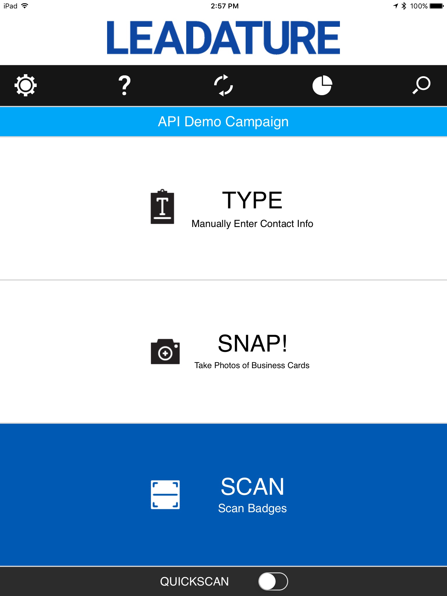 Leadature screenshot 2