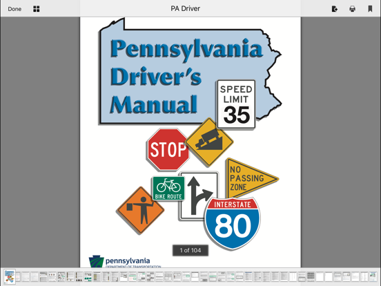 Pennsylvania DMV Test Prep iPad screenshot 9 - Education app
