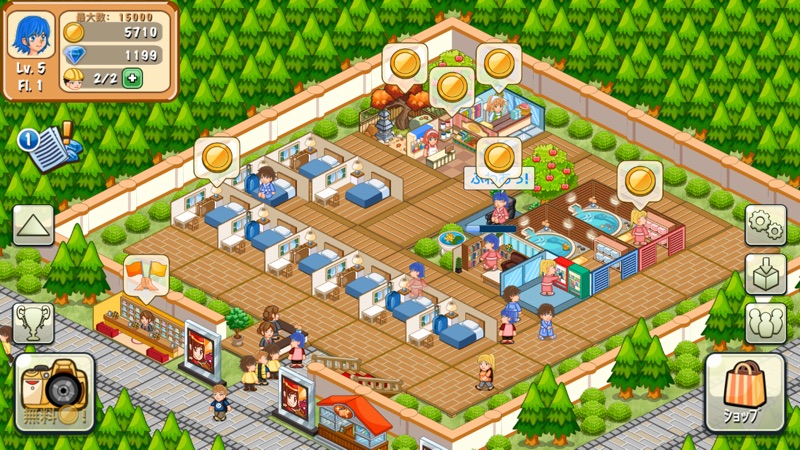 ホテルストーリー: リゾートシミュレーション screenshot 2