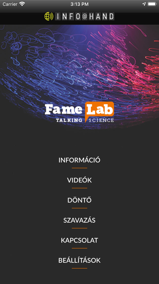 #3. FameLab INFO@HAND (iOS) 来自: MTA SZTAKI