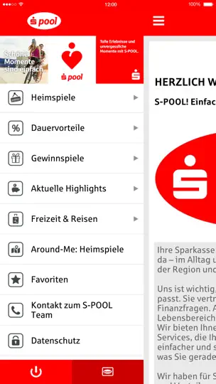 Screenshot von S-POOL auf dem iPhone 1