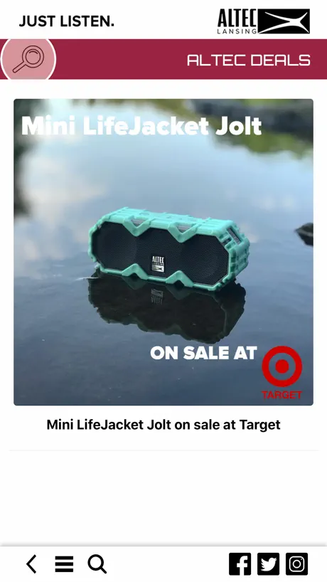 Altec Lansing Just Listen