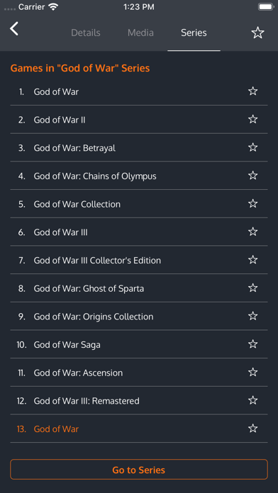 Games Tracker iPhone screenshot 8 - Entertainment app