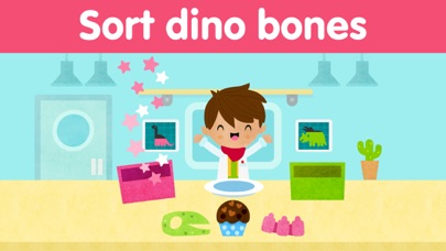 Dinosaur Puzzle Kid Dino Game iPhone screenshot 8 - Education app