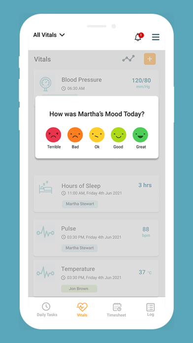 ConsidraCare Caregiver Screenshot